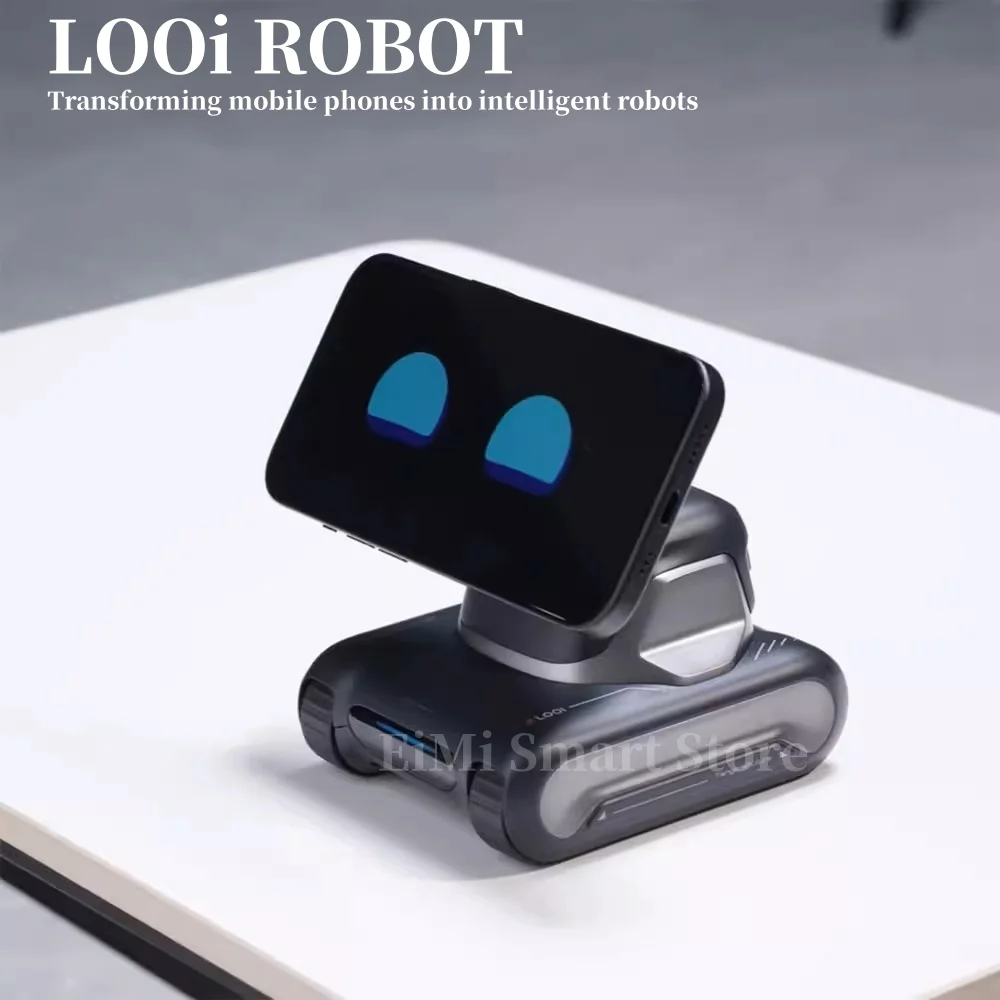 Фото Новый умный робот LOOi с искусственным интеллектом, трансформирующий мобильные телефоны для iPhone/Android, в интеллектуальные электронные автоматические Роботы №1