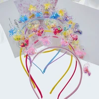 mouse ears star heart headbands sequins hairbands bling glitter hair hoops cute for kids girls children park hair accessories