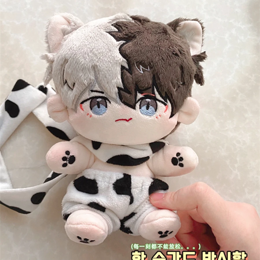 

Kpop Idol Star Black Grey Hair 20cm Plush Stuffed Doll Toys Body No Attribute Cute Plushie Cosplay Fans Xmas Birthday Gift