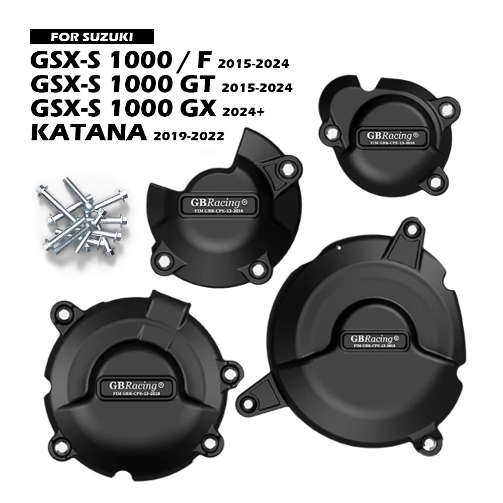 GSXS1000 F GX KATANA 2015-2024 GBRacing Защитный чехол для двигателя SUZUKI Мотоциклетная защитная