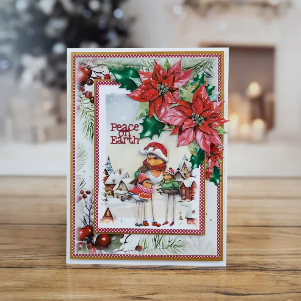 Горячая фольга для скрапбукинга Лидер продаж рождественские воблеры Санта-Клаус