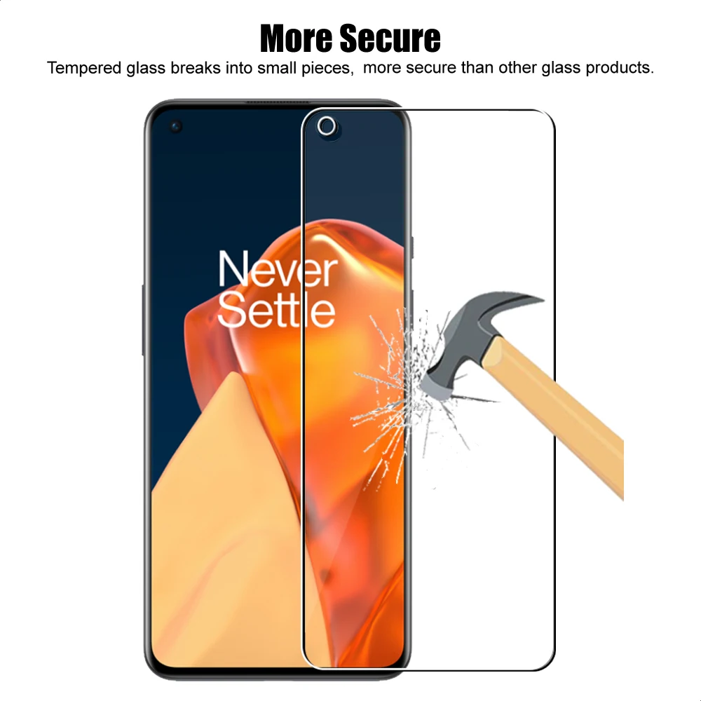 (2+2) For Oneplus Nord CE 2 5G Nord 2 N10 N100 N200 9 9R 8T Plus 7 7T 6 6T Tempered Glass Screen Protector & Camera Lens Film