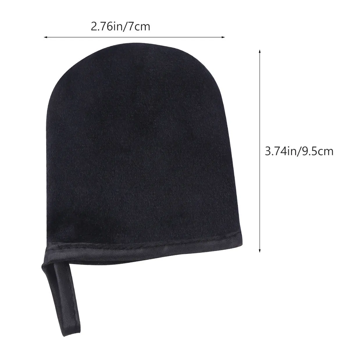 Фото 2 шт. Премиальные флокированные варежки-аппликаторы для автозагара, мини-размер, многоразовые, моющиеся, нескользящие, мягкие на ощупь перчатки для автозагара и солнцезащитного крема №3