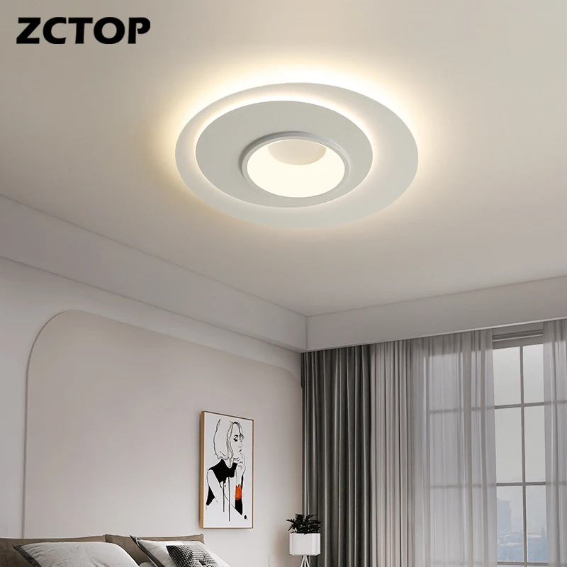 

Round Ultra Thin LED Ceiling Lights for Living Room Bedroom Study Room Home Chandeliers Lighting Ceiling Lamp AC 110V 220V White