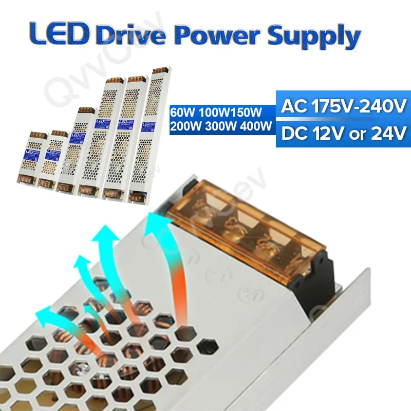 

Блок питания для светодиодного привода, ультратонкий драйвер для светодиодных лент, источник постоянного тока источник питания постоянног...