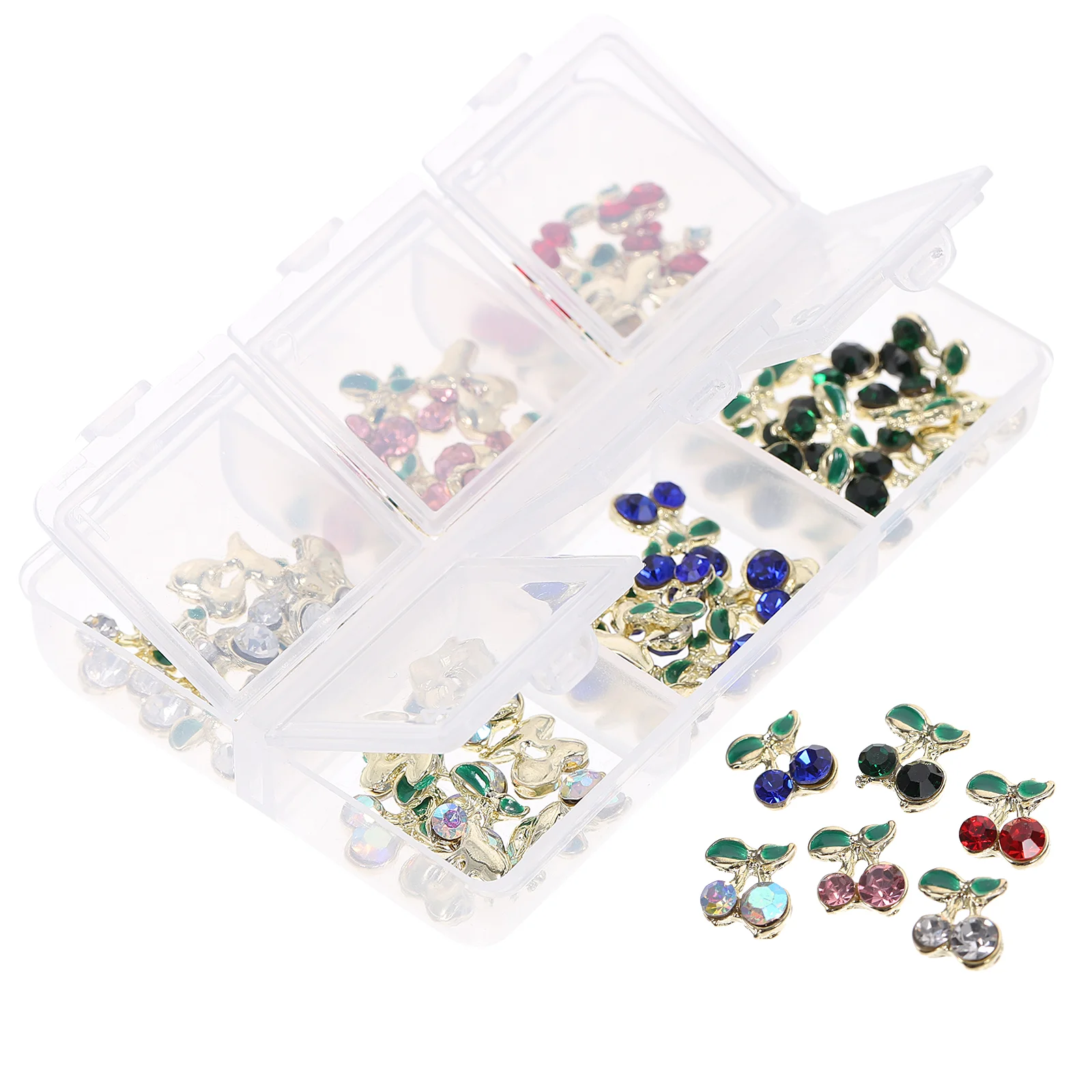 

60Pcs Nail Rhinestones Gems Nail Charms DIY Nail Decoration