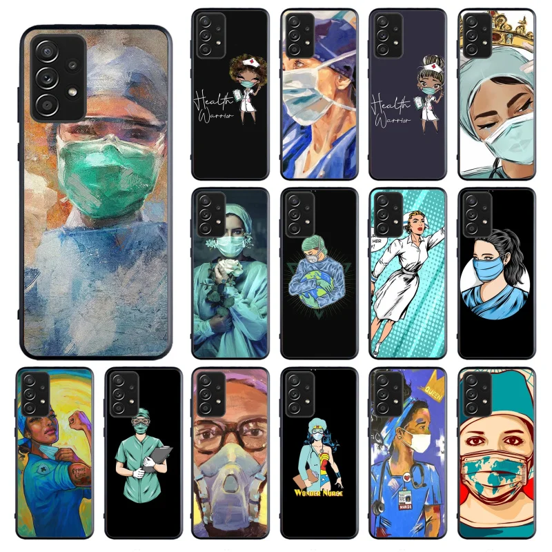 

Nurse Doctor Phone Case for Samsung Galaxy A13 A22 A12 A32 A71 A11 A21S A33 A52 A72 A51 A50 A70 A31 M31