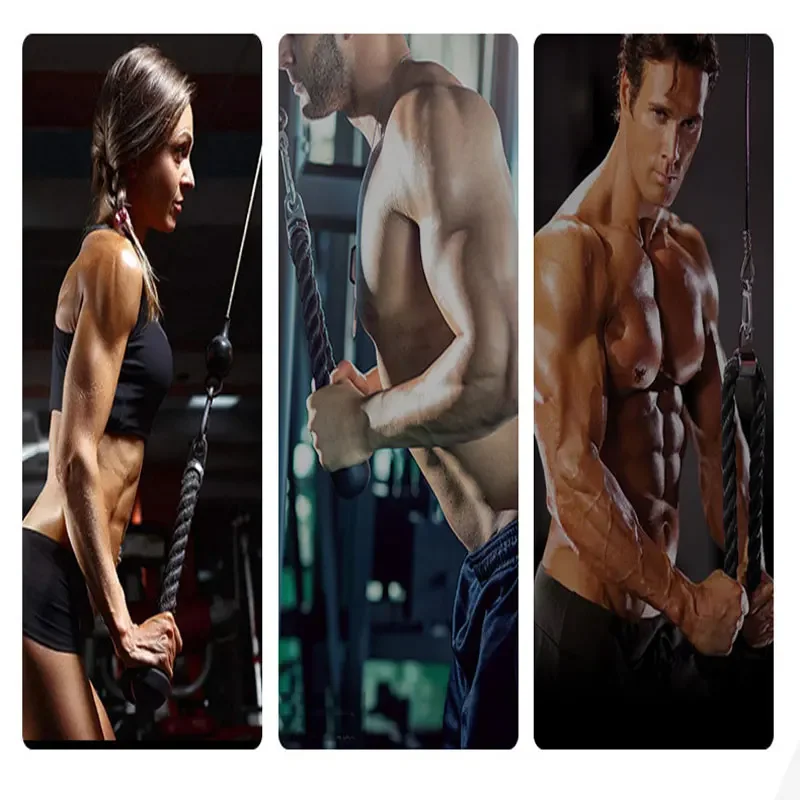 70 см веревка для трицепса фитнес домашний тренажерный зал тяговая машина ручка