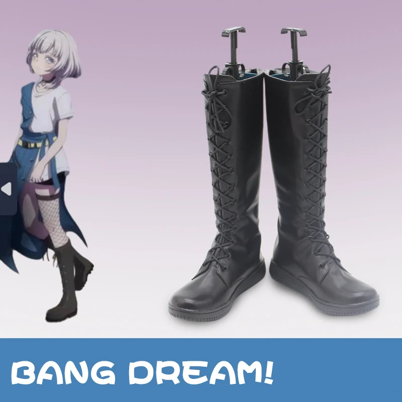 Обувь для косплея Kaname Rana из аниме! Это MyGO! Сапоги реквизит Хэллоуина аксессуары