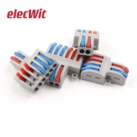 510pcslot spl 4262 mini fast wire connector universal wiring cable connector push in conductor terminal block elecwit
