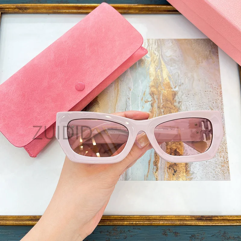

Polygon Cat Eye Sunglasses PK MU09WS Women Fashion Colors Gradient Sun Glasses Female Vintage Brand Designer Lentes De Sol Mujer