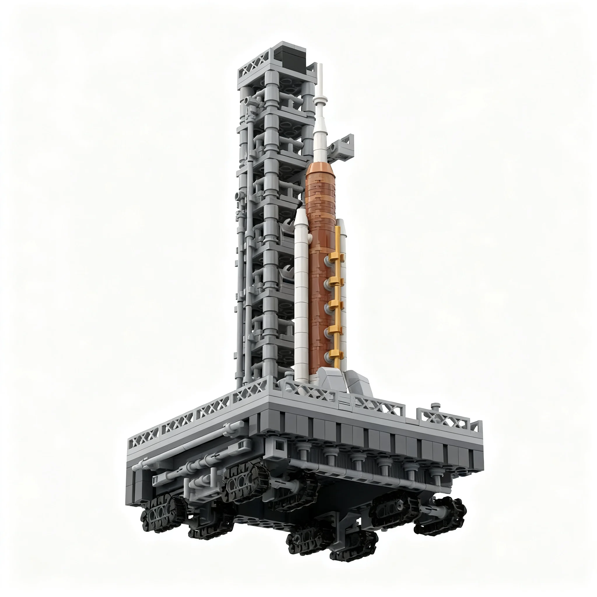 Набор строительных блоков MOC Mini Artemis II Crawler Transporter, 646 деталей, конструктор для детей, идеальный подарок на день рождения или Рождество (art.: 3920dc70a728b) - 3920dc70a728b