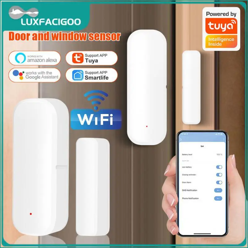 

Датчик обнаружения открытия/закрытия дверей, умный датчик окон с Wi-Fi