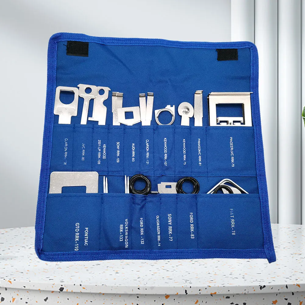 Набор ключей для снятия автомобильного радиоприемника металлический экстрактор