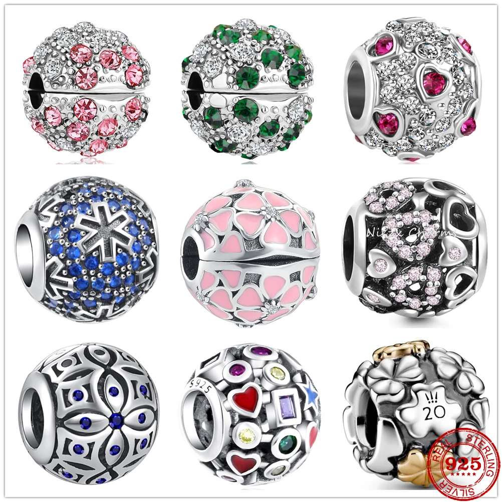 

Бусина-Шарм «четырехлистный клевер» из серебра 925 пробы для браслета