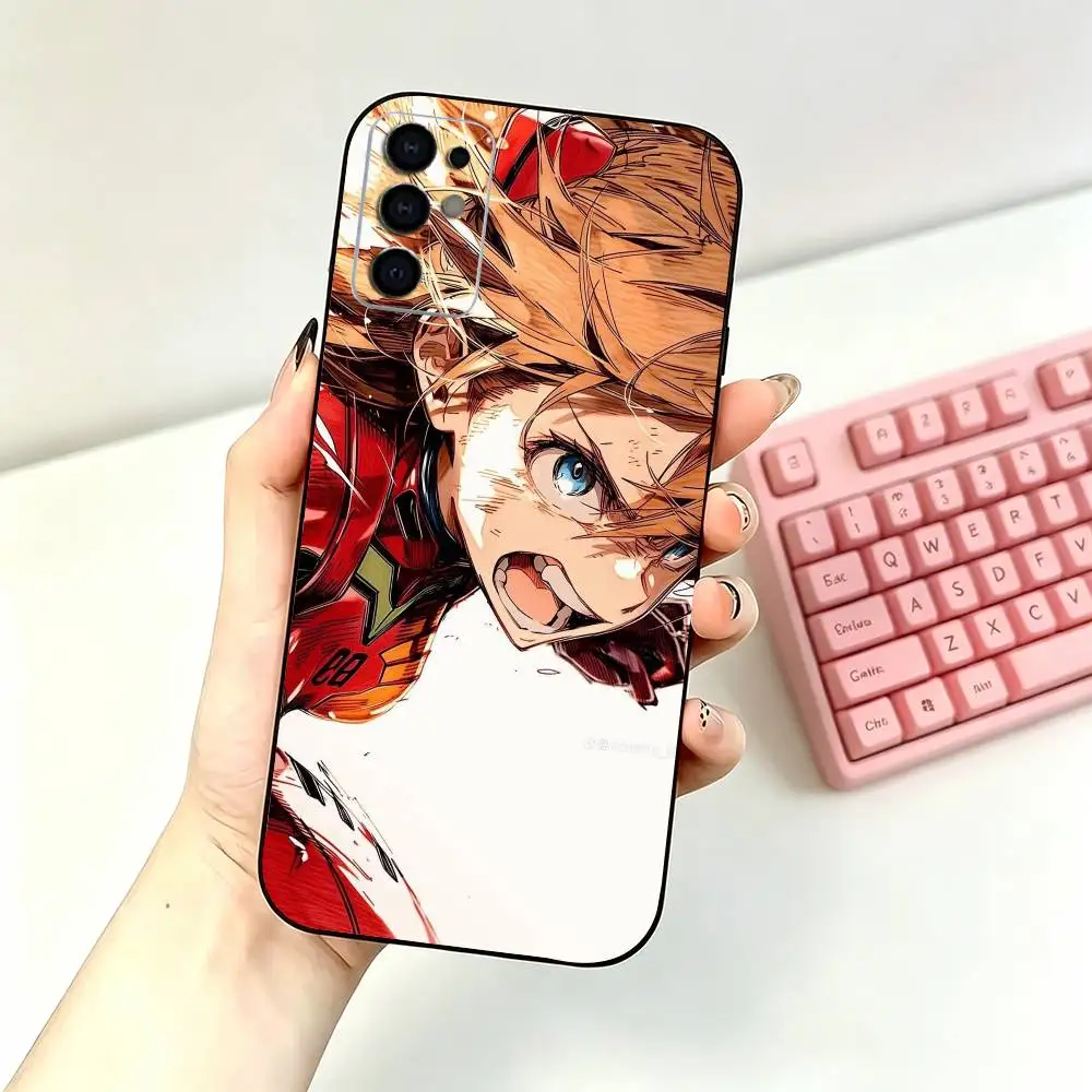 Мягкий черный чехол для телефона POP Anime A-Asuka E-Eva для Samsung S26,25,24,21,22,21,20,10,9,8,7,6Ultra,Plus,Fe, Lite (art.: 3920dbe12e08b) - 3920dbe12e08b