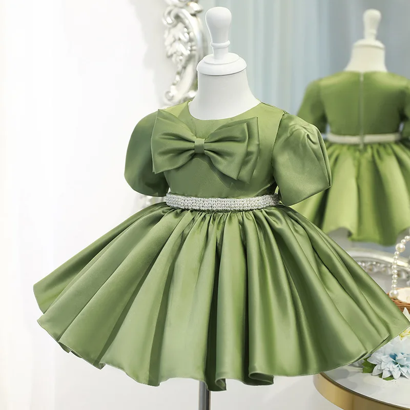 

Children Princess Dress Piano Performance Girl Birthday 1Y 2Y Flower Girl Skirt Host Costume Kids Dresses for Girls