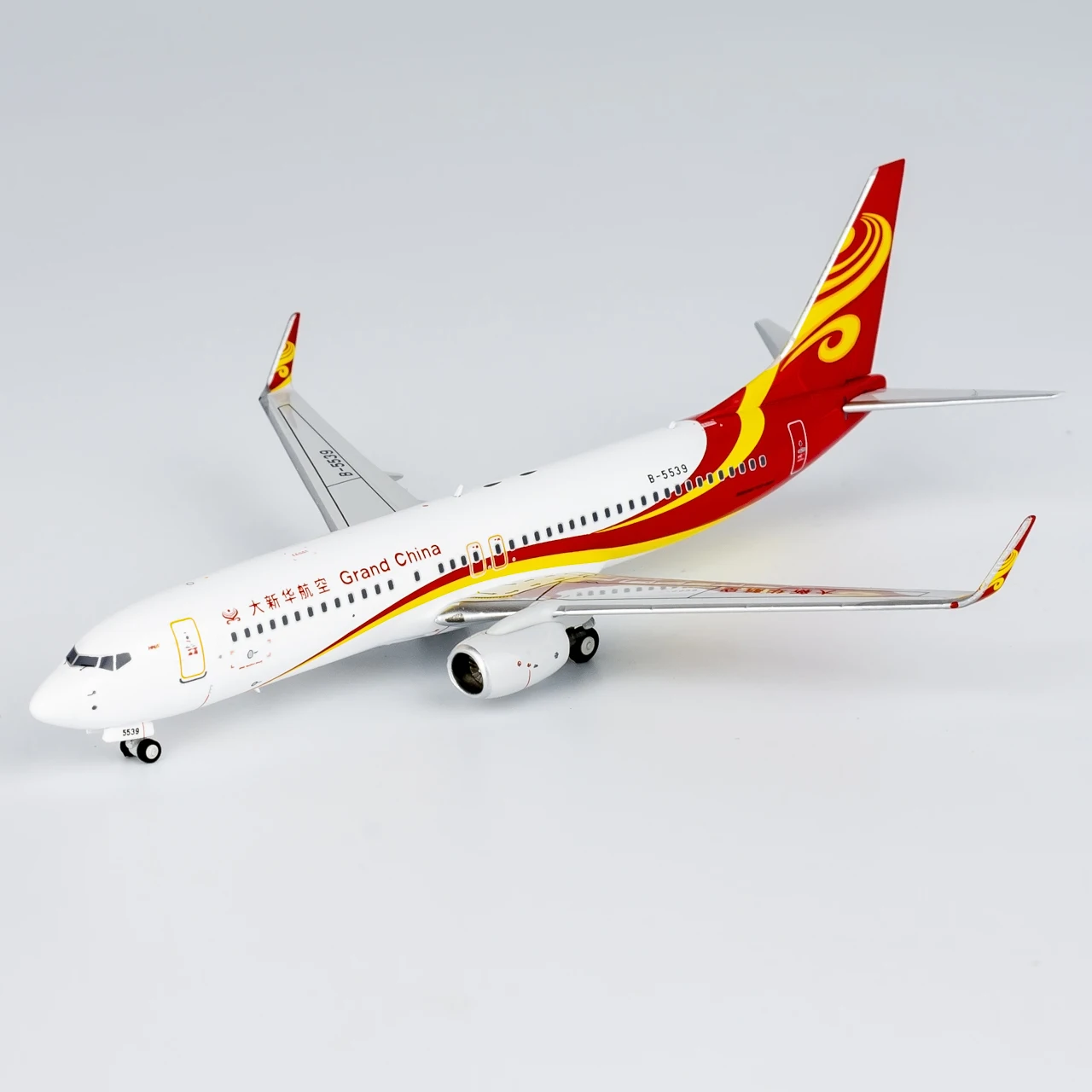 58191 Коллекционный самолет из сплава в подарок модель NG 1:400 Grand China Air Boeing B737-800 литой