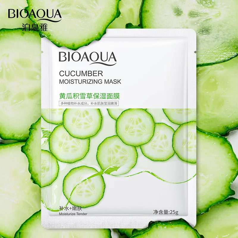 

Увлажняющая Маска BIOAQUA для огурцов Centella, мягкая увлажняющая маска, эссенция, маска для ухода за кожей