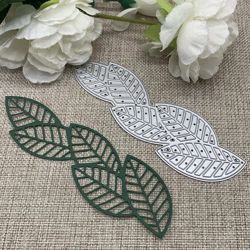 Новинка Декор листьев металлические штампы трафареты для сделай сам Скрапбукинг