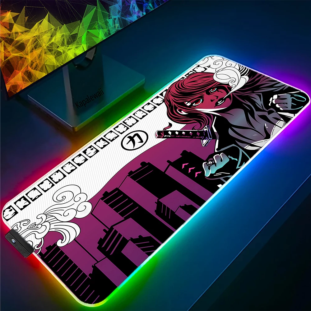 

RGB Mou Pad Large Game Mouse Mat Gamer Mousepad XXL 900x400mm Keyboard Pads LED Table Carpet Pc Gaming Accessories Desk Mat