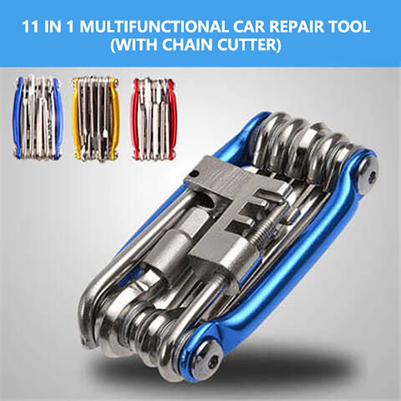 

Bicycle Accessories Combination Repair Tools Portable MTB Road Bike Multi-Function Repair Wrench Inner Hexagon Chain Cutter