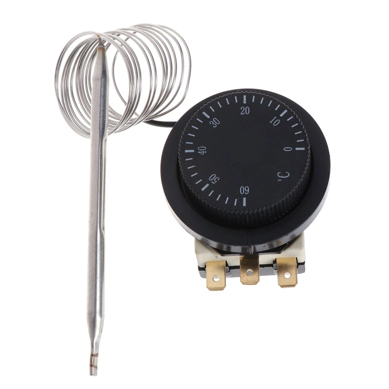 

250V/380V 16A 0-60℃ Temperature Control Switch Designed for Electric Oven Capillary Thermostat Controlled Durable J2FA