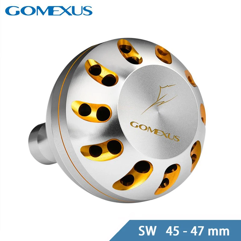 Gomexus Power Knob 45mm For Shimano Saragosa Stella SW Stradic FJ 4000 - 8000 Spinning Reel Handle Knob Type B