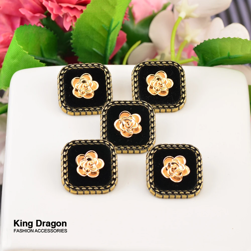 6 шт. квадратные пуговицы для одежды