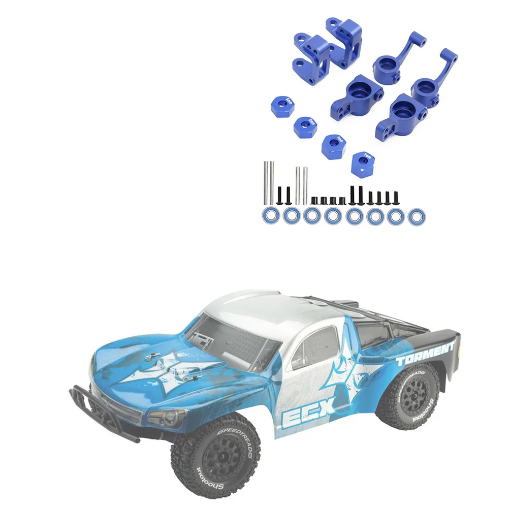 Магнитный блок Задняя Ступица и шестигранные адаптеры для 1/10 ECX 2WD серии Ruckus Torment