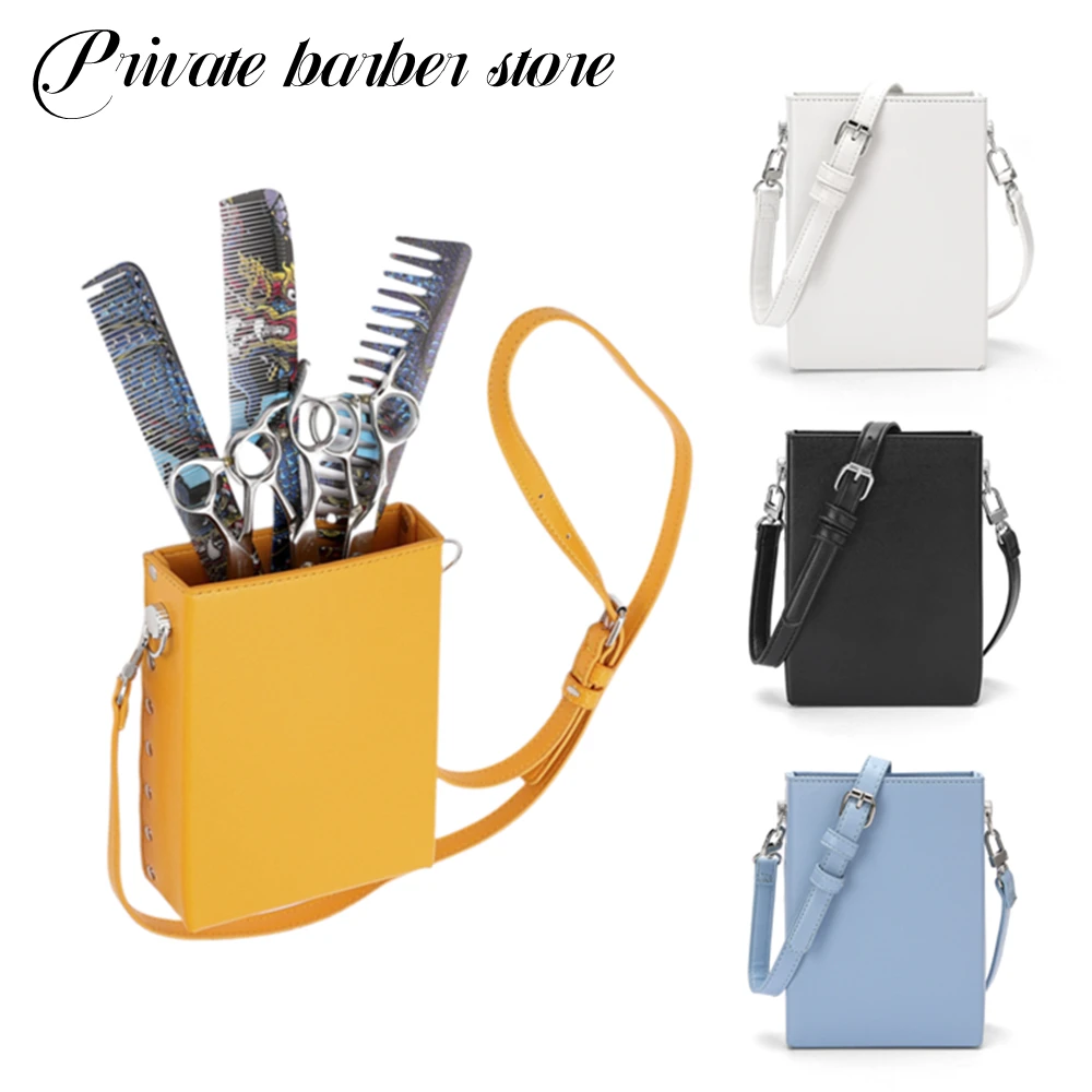 

Hairdressing Haircut Scissor Bag Clips Comb Barber Hair Scissor Holster Holder Tool Salon Waist Belt Messenger Storage Bag