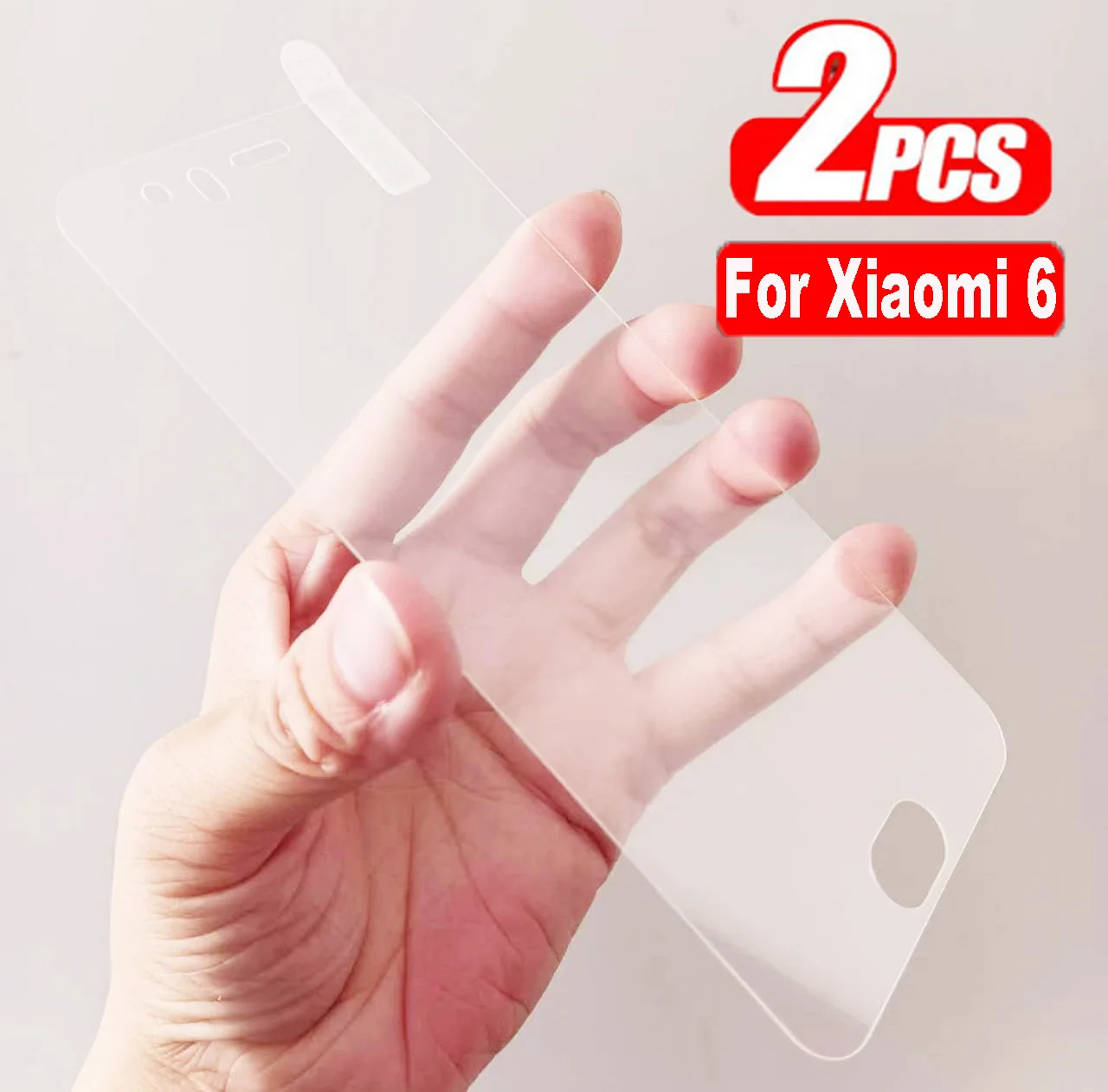 

2PCS 9H HD Tempered Glass for Xiaomi Mi 6 Screen Protectors Glass Films