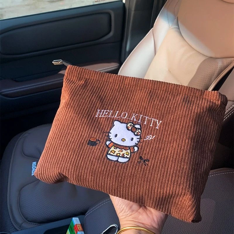 

Косметичка MINISO Hello Kitty коричневая