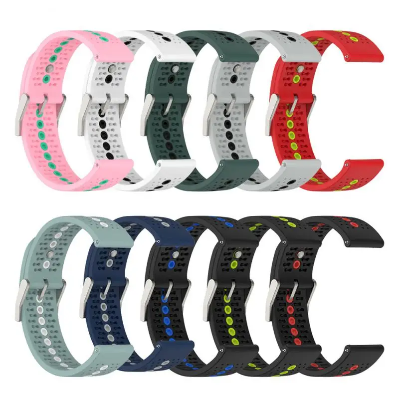 

Водонепроницаемый спортивный ремешок, Воздухопроницаемый силиконовый ремешок для часов 22 мм, ремешок для часов Samsung Galaxy Watch 3, аксессуары, мягкий, устойчивый к поту