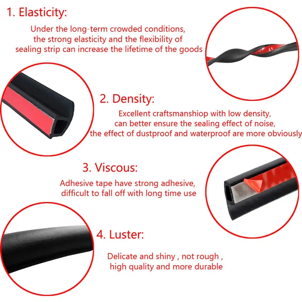 Уплотнительная лента для автомобиля уплотнение двери в форме Z автомобильной
