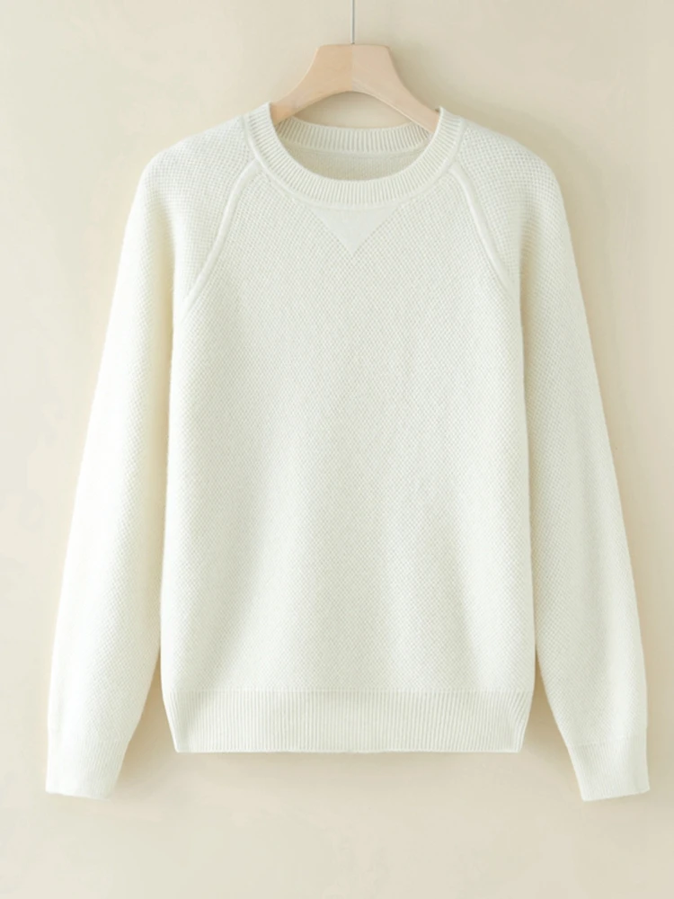 Высококачественный классический кашемировый свитер Alxa 100% осенне-зимний женский