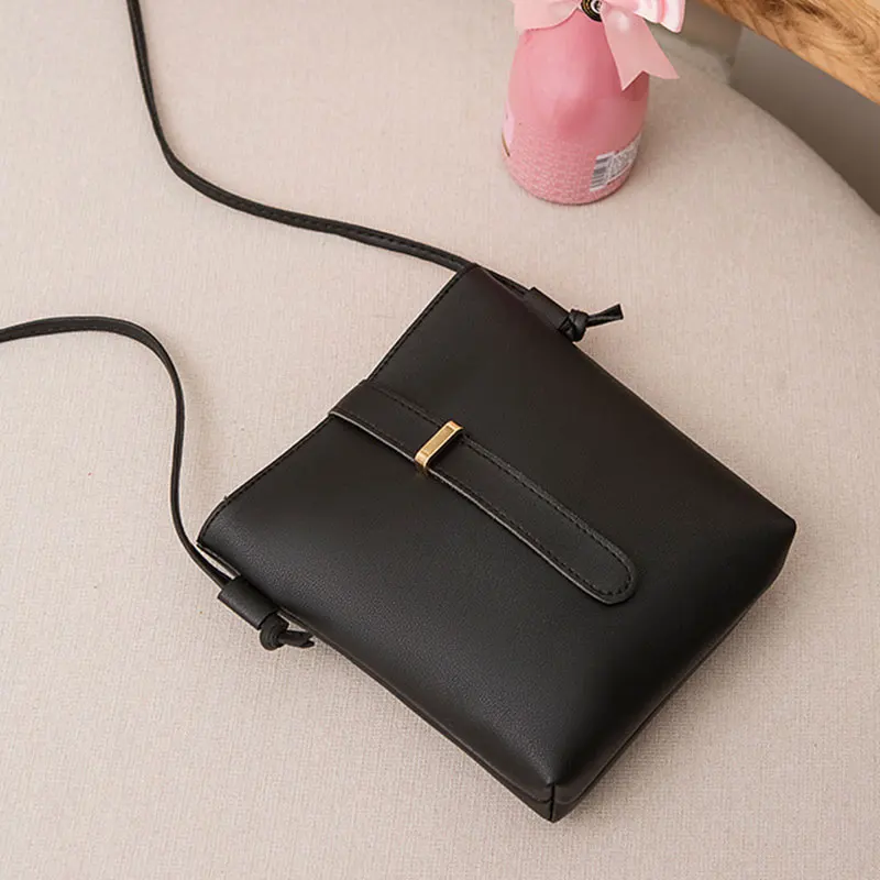 Women Pu Mini Cross Body Messenger Bag Pouch Ladies Shoulder Bags Bucket Bag New Female Bag Small Fresh Oblique Bag