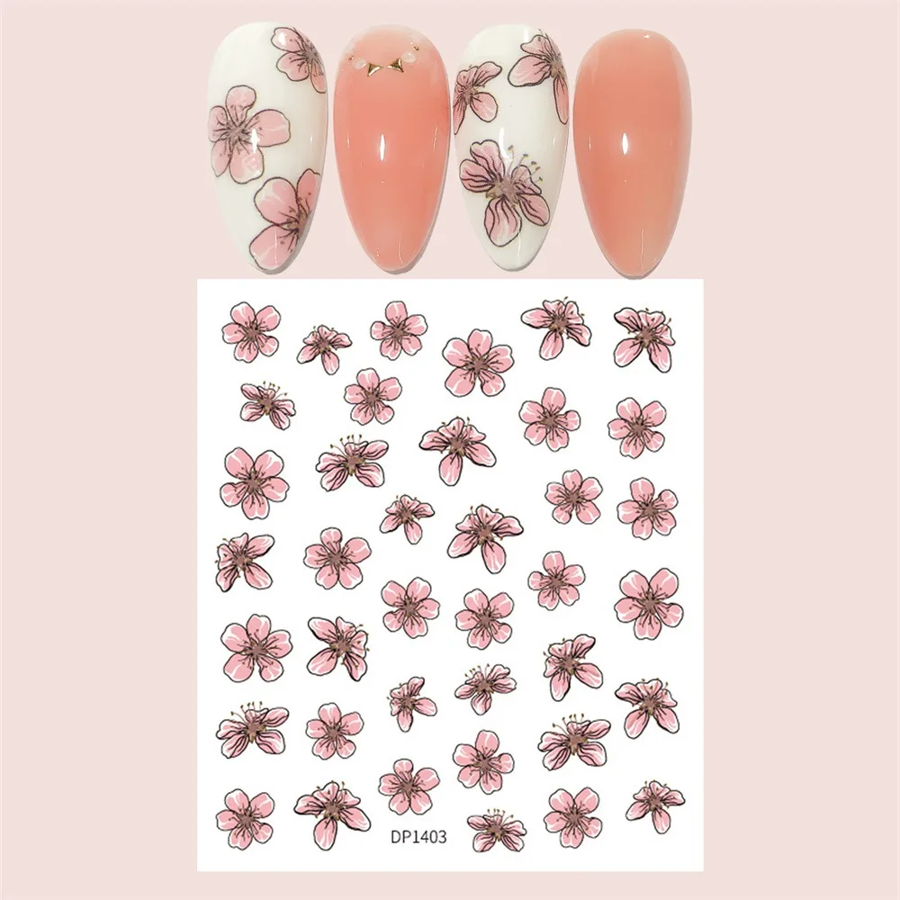 

10 шт., декоративные наклейки для ногтей в виде сердца