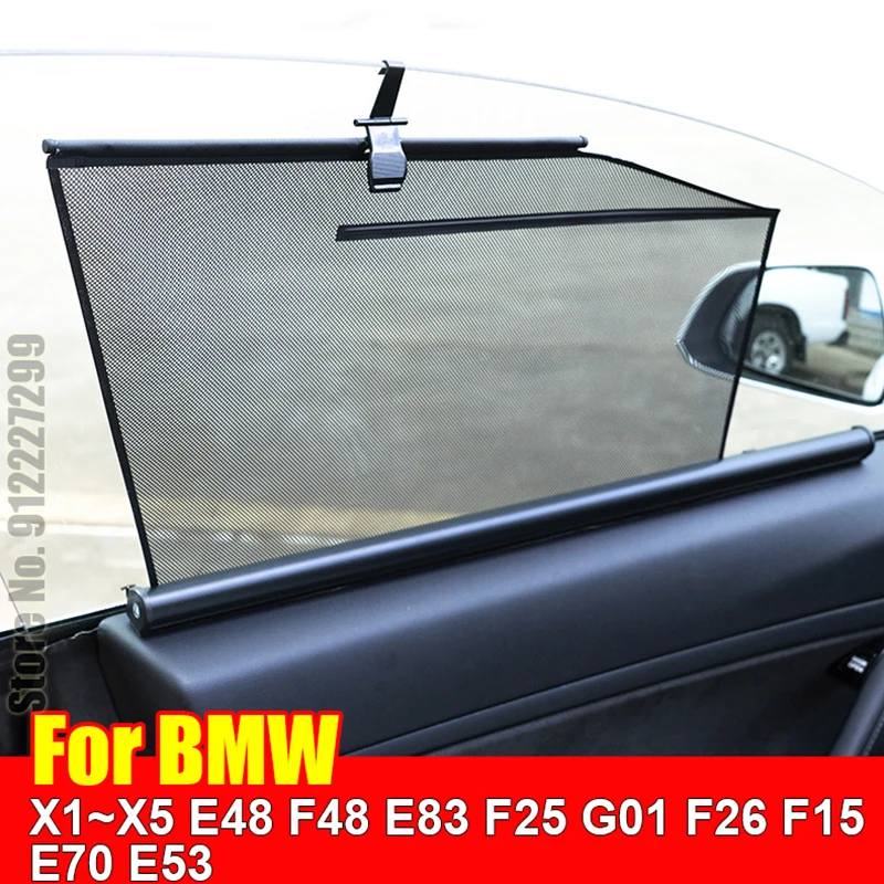 For BMW X1~X5 E48 F48 E83 F25 G01 F26 F15 E70 E53 Car Sun Visor Automatic Lift Accessori Window Cover SunShade Curtain Shade