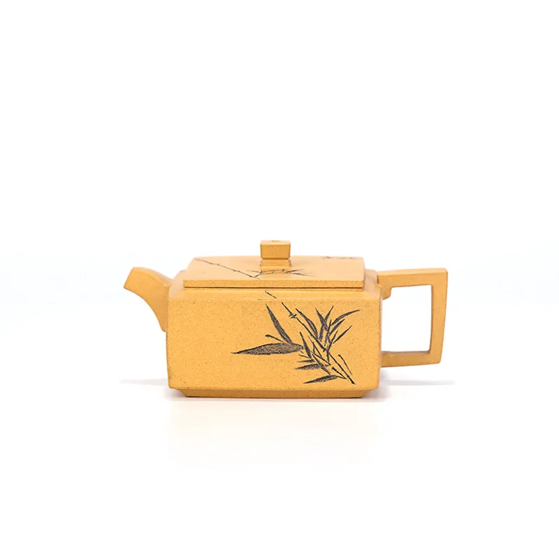 

Yixing Purple Clay Teapot, Purple Clay, Handmade, Chinese Tea Set, Tea Culture, Drinking Set, White Clay,Suit For Green Tea