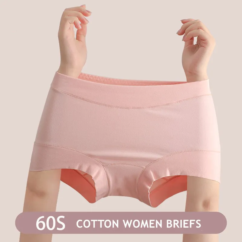 

Big Size 2XL Women Lingerie 60S Cotton Panties for Women Ladies Mid Waist Underwear Large Size Women Briefs Cozy Underpants