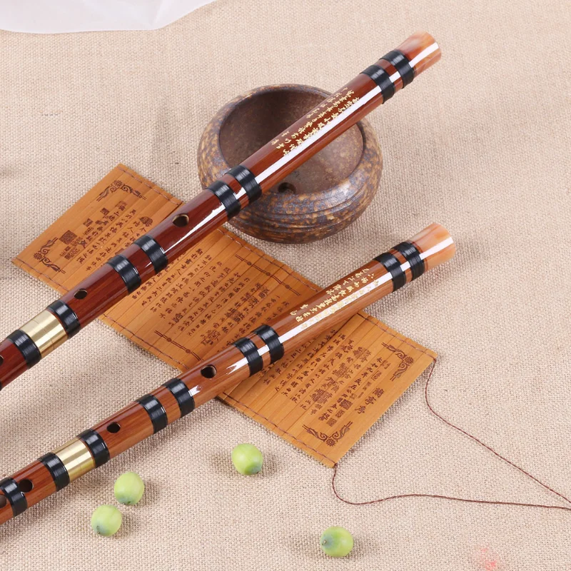 High Quality Bamboo Flute Professional Woodwind Musical Instruments C D E F G Key Chinese Dizi Transversal Flauta 5 Colors images - 6