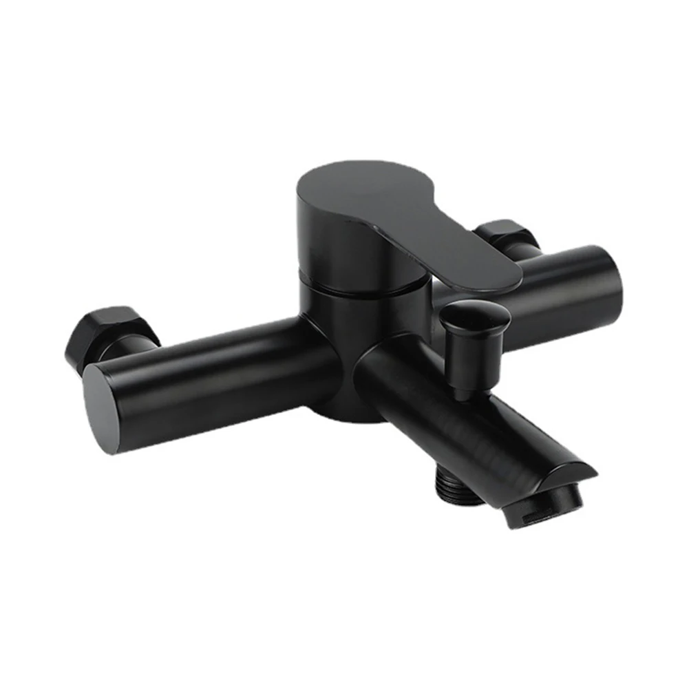 

Bathroom Shower Triple Bathtub Faucet Hot And Cold Water Mixer Valve Nozzle Tap 304 Stainless Steel Wall Mounted Home Shower Set