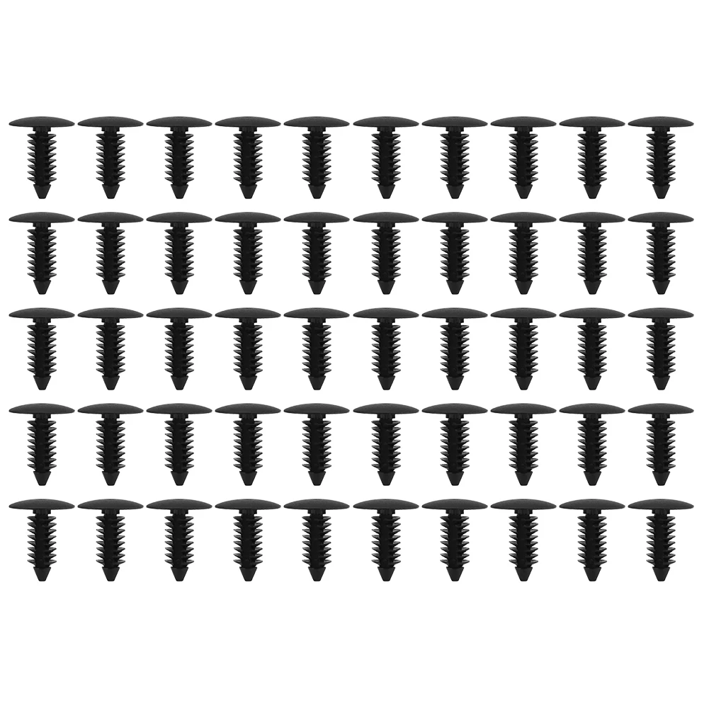 

Screws Fastener Clip Fastener Clips Bumper Clips Interior Rivets Fastener 50pcs 7.8mm Car Accessories Durable None