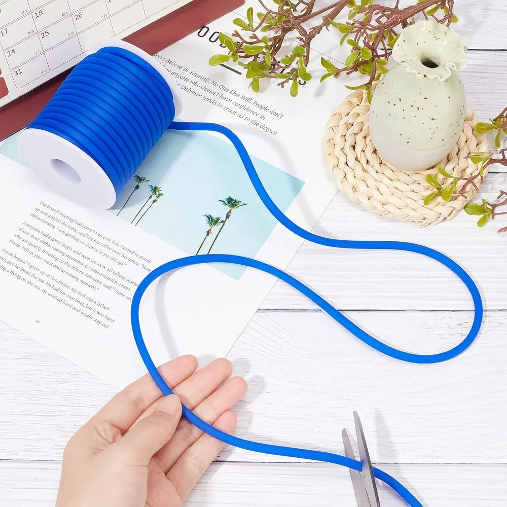 1 рулон 10 м/рулон 5 мм силиконовый шнур резиновый для изготовления браслетов и