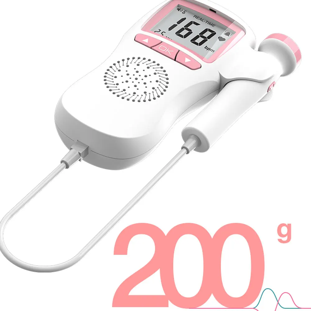 Ультразвуковой фетальный допплер для беременных женщин устройство отсчета