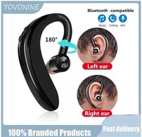 yovonine bluetooth earphones headphones handsfree earloop wireless earbud headset drive call sports earphones earpiece with mic