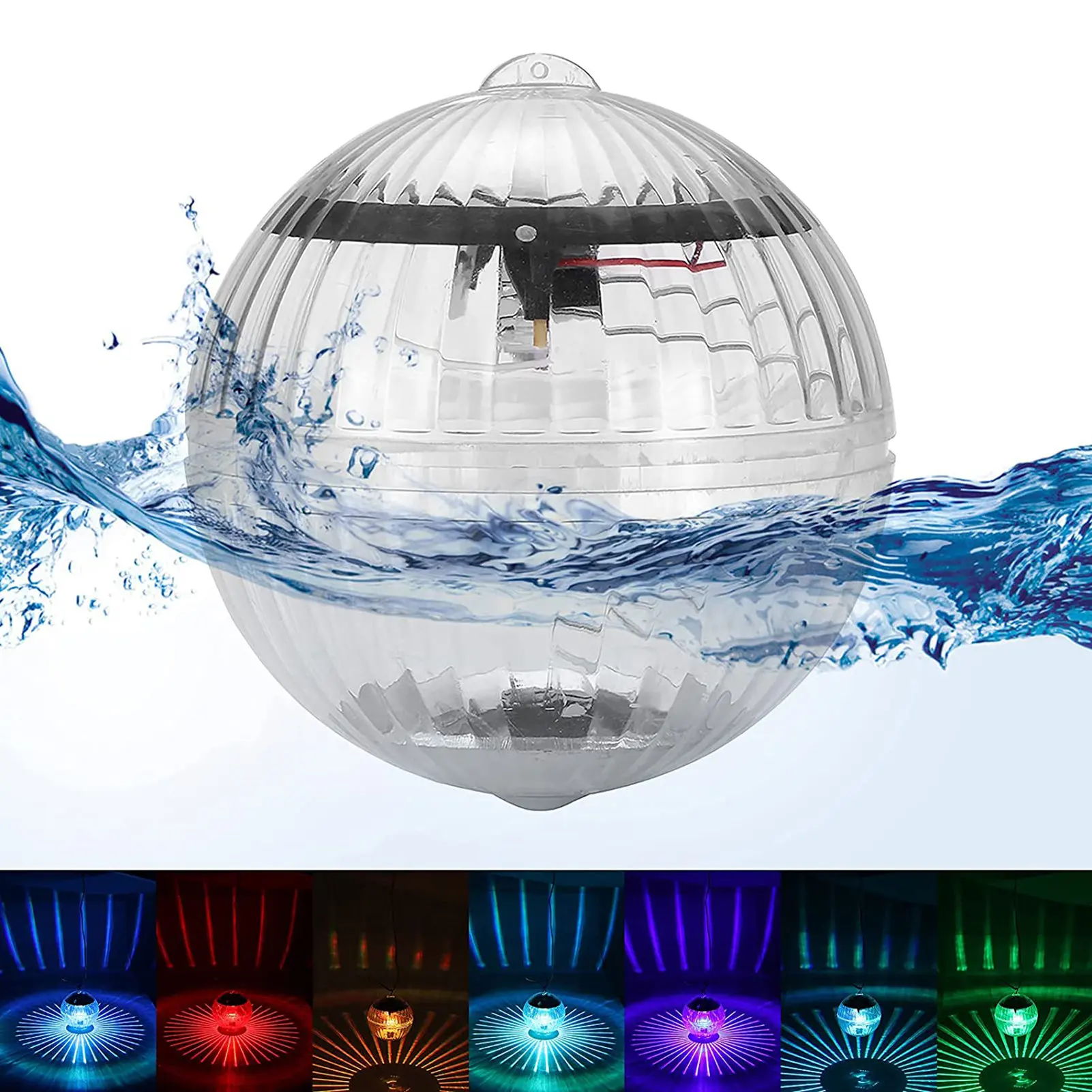 

Underwater Ball Lamp Outdoor Floating Solar Powered Color Changing Night Light Swimming Pool Party For Yard Pond Garden Lamp NEW