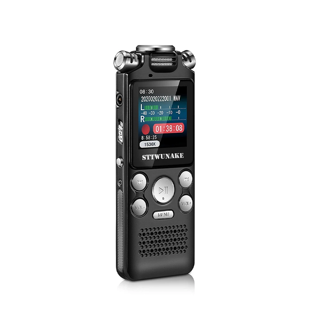 

Professional Voice Activated Digital Audio Voice Recorder 8/16/32GB Noise Reduction Recording PCM OTG WAV MP3 Player Dictaphone