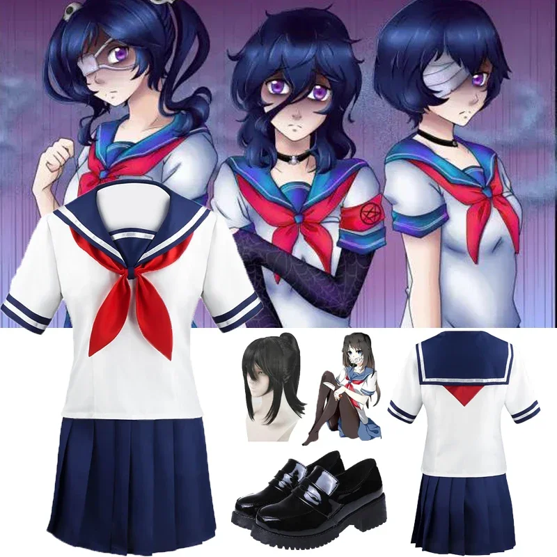 Костюм для косплея игры Yandere Simulator Ayano Aishi униформа Chan JK школьная форма женский